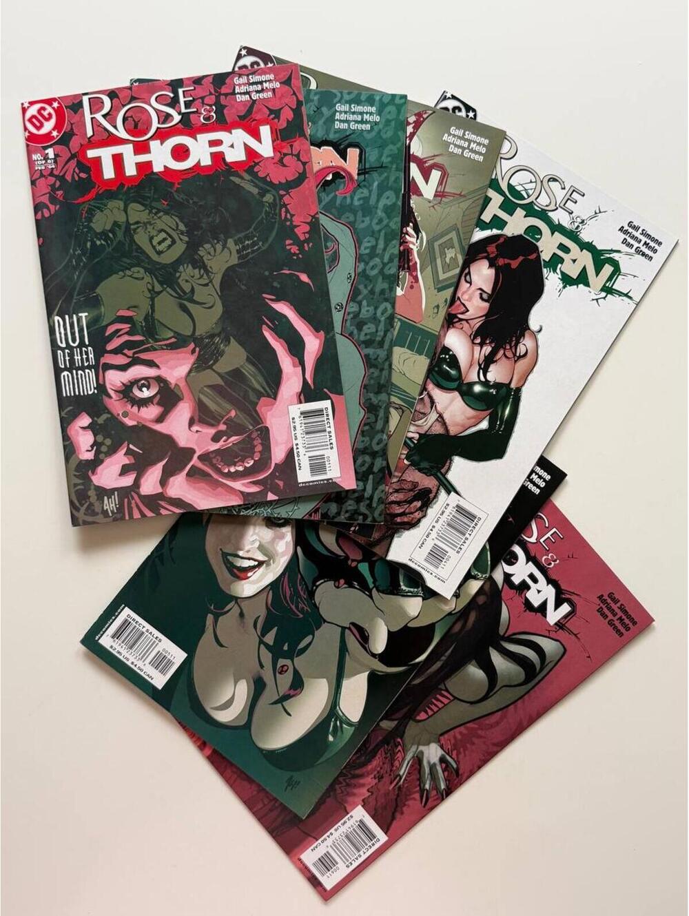 Rose & Thorn #1–6 Complete Comic Book Set (2004) Adam Hughes | Horror